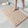 3D Cobblestone Bathroom Mat Absorbent QuickDrying MachineWashable Floor Mat 8