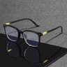 Blue Light Blocking Glasses Square Alloy Frame Unisex Computer Phone Eyewear 7