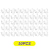 Mini Adhesive Hooks Transparent No Drill Storage Hooks For Cabinets Mirrors And Doors 8