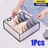 Foldable Underwear Drawer Organizer With Transparent Mesh Compartments 5