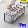 Foldable Underwear Drawer Organizer With Transparent Mesh Compartments 9