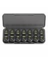 7 Day AM PM Pill Organizer With Large Compartments And Secure Latch 7