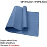 Foldable Yoga Mat Natural Rubber 4mm Travel Exercise Mat For Yoga Pilates And Floor Workouts 9