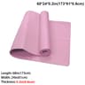 Foldable Yoga Mat Natural Rubber 4mm Travel Exercise Mat For Yoga Pilates And Floor Workouts 19