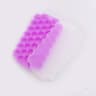 Large Capacity Silicone Ice Cube Tray With Honeycomb Mold And Lid 8
