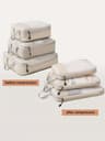 3 Piece Compressible Packing Cubes Expandable Waterproof Polyester Travel Organizers 8