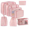6 Or 8 Piece Polyester Packing Cube Set For Clothes Shoes And Travel Organization 10