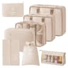 Travel Packing Cube Set Foldable Polyester Storage Bags For Clothes Toiletries And Shoes 7