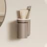 Wall Mounted Toothbrush Holder ABS Bathroom Organizer With Mouthwash Cup Storage For Couples 0