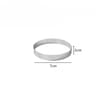 304 Stainless Steel Mousse Cake Ring Mold For Tarts Pies And Quiches 8