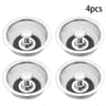 2 Set Kitchen Sink Strainer With Handle And Stopper Stainless Steel Mesh Drain Basket 8
