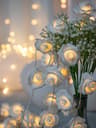 Rose LED String Lights  10 Flower Lights For Wedding And Valentines Day Decor 0