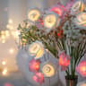 Rose LED String Lights  10 Flower Lights For Wedding And Valentines Day Decor 7