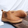Mens Genuine Leather Chelsea Boots  Waterproof FurLined Winter Ankle Boots 0