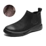Mens Genuine Leather Chelsea Boots  Waterproof FurLined Winter Ankle Boots 9