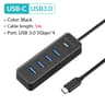 4Port USB 30 Hub With USBC Connector  5Gbps HighSpeed USB Splitter Adapter 0