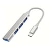 4Port USBC Hub Adapter With USBA And Card Reader Connectivity 0