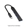 4Port USB 30 Hub  5Gbps HighSpeed USB Splitter With TypeC And USB Options 7