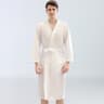 Waffle Bathrobe For Men And Women  Lightweight QuickDrying Polyester Sauna Robe 6