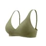 Wireless Push Up Seamless Bra For Women With Deep V Plunge And Adjustable Straps 0
