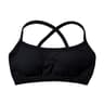 Womens Seamless Sports Bra With Cross Back  Breathable QuickDry Yoga Workout Top 0