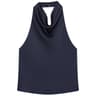 Womens Satin Halter Backless Top  Elegant Sleeveless Party Tank Top 19
