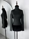 Womens 2 Piece Knit Tank Top Set With High Neck Vest And Long Sleeve Shawl 10