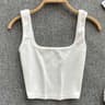 Womens Backless Crop Tank Top  Slim Fit Y2K Sleeveless Summer Camisole 7
