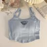 Womens Y2K Crop Tank Top With Bra Pads And HighStretch Cotton Nylon Fabric 7