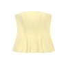 Womens Strapless Ruffle Tube Top  Short Y2K Summer Party Top 9