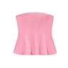 Womens Strapless Ruffle Tube Top  Short Y2K Summer Party Top 12