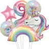 32Inch Rainbow Unicorn Number Foil Balloon For Birthday Party Decorations 7