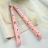 HandPainted Rose Scented Taper Candles 985 Inch Set Of 2 8