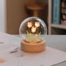 3D Tulip LED Night Light With Wooden Base And Warm White Glow 10