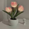 LED Tulip Table Lamp With Warm Light For Romantic Bedroom Decor 8