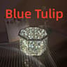 DIY Tulip Mirror Cube LED Night Light With Floral Design 0