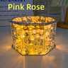 DIY Tulip Mirror Cube LED Night Light With Floral Design 10