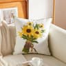Tulip Decorative Throw Pillow Soft Terry Cloth Sofa And Bed Cushion 7
