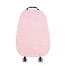 Rose Pink Plush Car Seat Cushion Set For Autumn And Winter 7