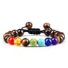 Adjustable Couples Bracelets With 8mm Beads And Braided Macrame Design 9