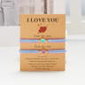 Heart Matching Bracelets For Couples And Friends  2 Piece Handwoven Set 9