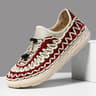 Mens HandWoven Gladiator Sandals With Elastic Closure And Rubber Sole 0