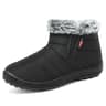 Womens Winter Ankle Snow Boots With Fleece Lining And SlipOn Design 9