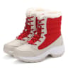 Womens Winter Snow Boots With Plush Lining And LaceUp Wedge Platform 7