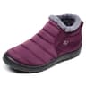 Womens Waterproof Winter Ankle Boots With Plush Lining And Flat Heel 6
