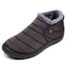 Womens Waterproof Winter Ankle Boots With Plush Lining And Flat Heel 9