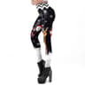 Womens Christmas Stripe Leggings With Stretchy MidRise Fit 3