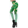 Womens Christmas Stripe Leggings With Stretchy MidRise Fit 15