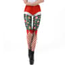 Womens Christmas Stripe Leggings With Stretchy MidRise Fit 17