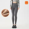 Womens High Waist Fleece Leggings Seamless Thermal Winter Pants 4